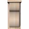 Ekena Millwork Carmel Smooth Corbel w/Backplate, Douglas Fir, 7 1/2"W x 8"D x 16"H COR08X08X16CAR01SDF - alternate 4